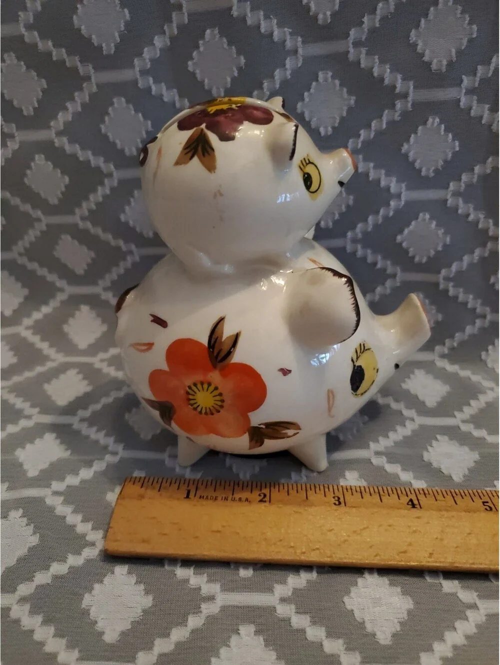 Vintage Japanese Double Pig Bank